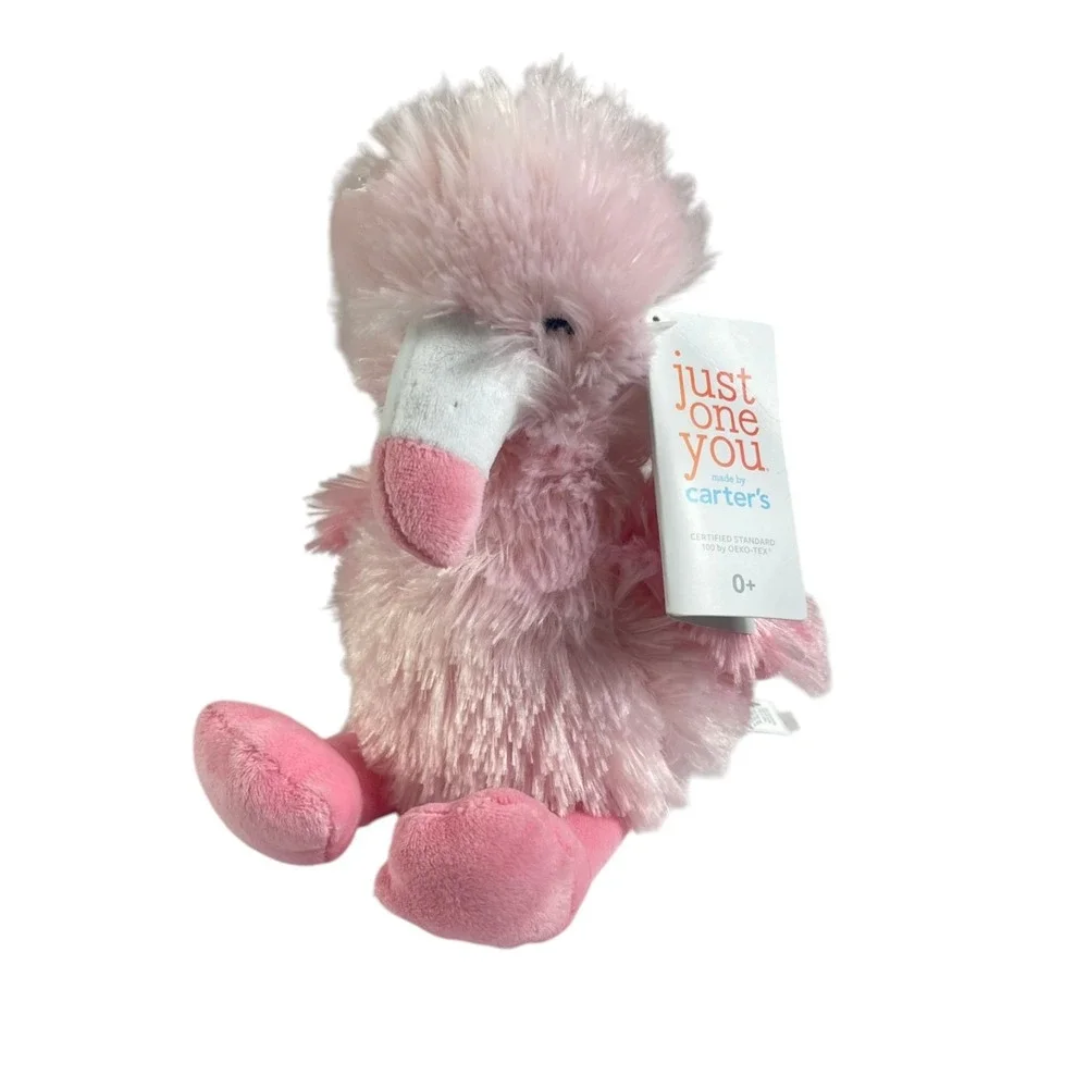 Carters Pink Flamingo Bird Plush 10
